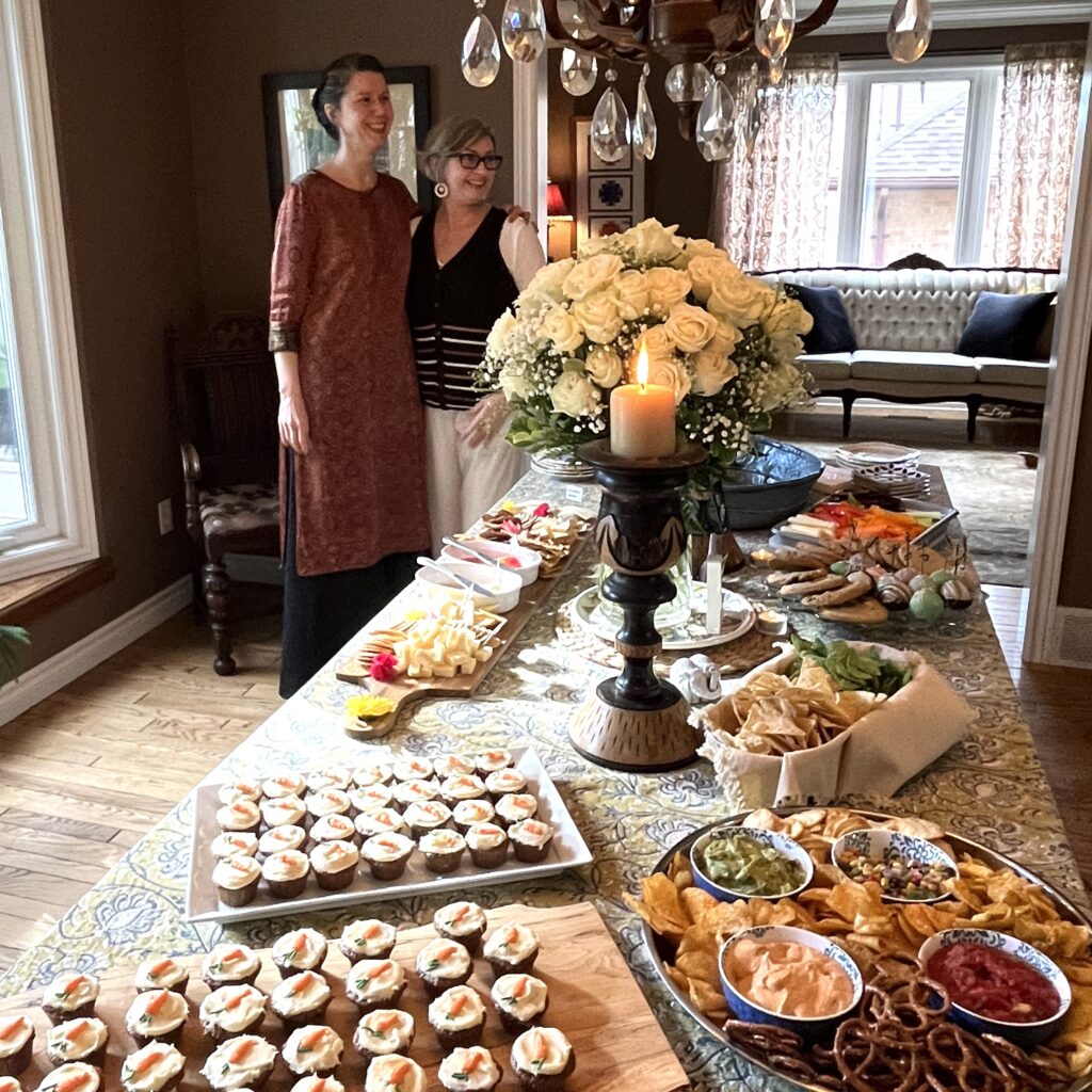 Healthy Organic Food spread in quebec on yoga retreat