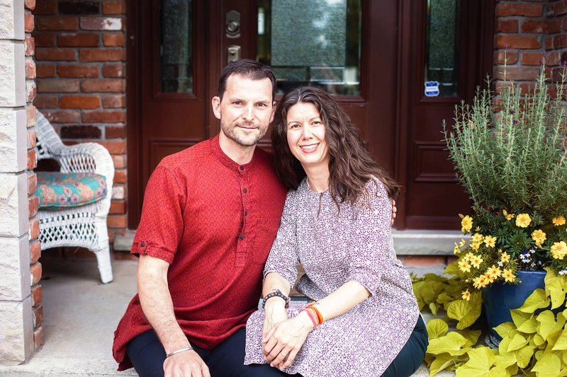 Yogesh and Shankari rom At The Core Yoga