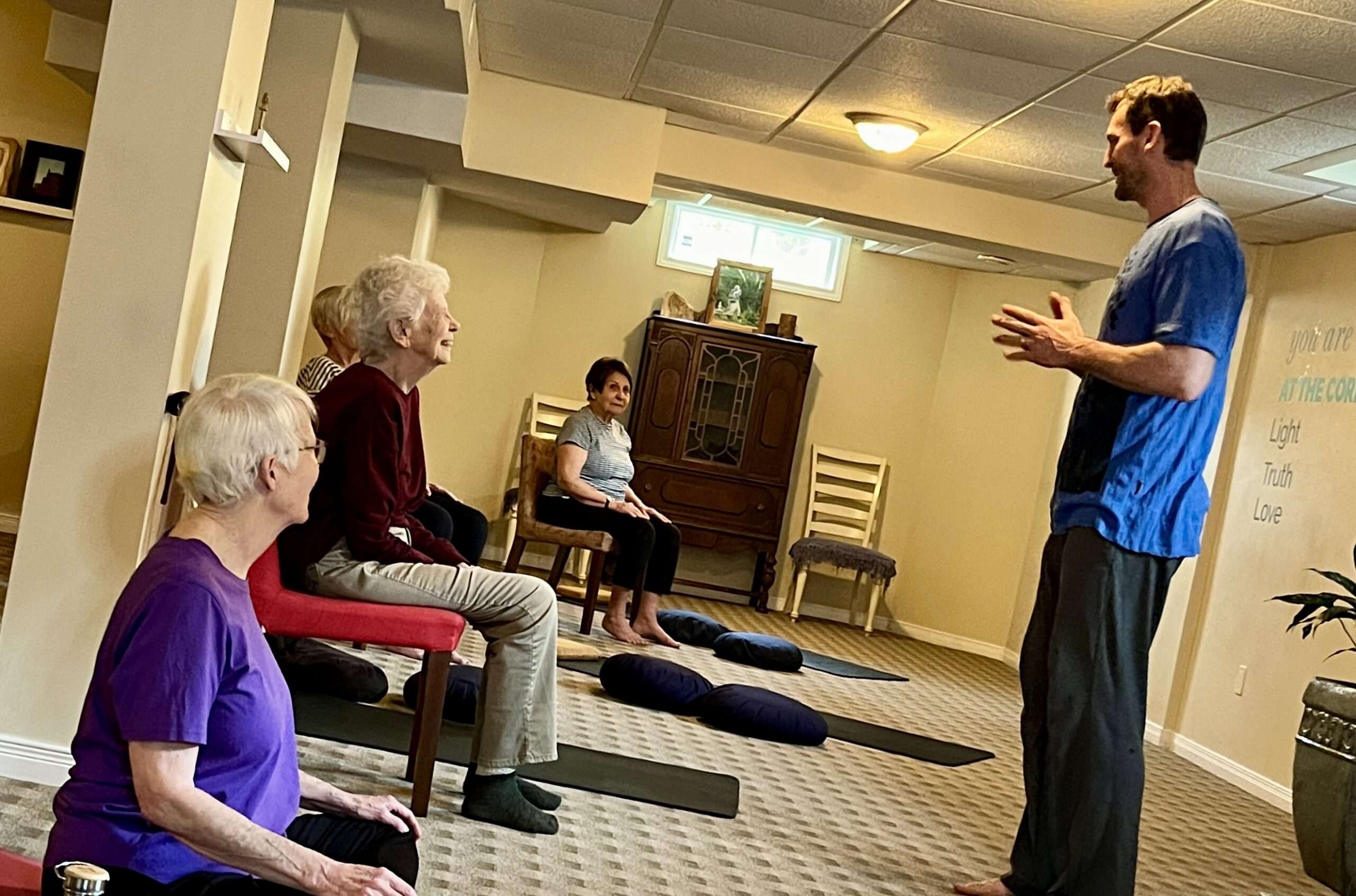 AT THE CORE Seniors Yoga Class