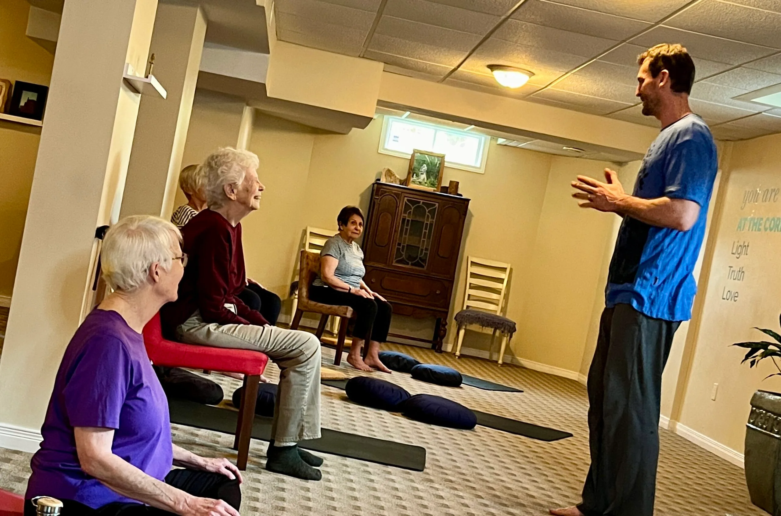 AT THE CORE Seniors Yoga Class