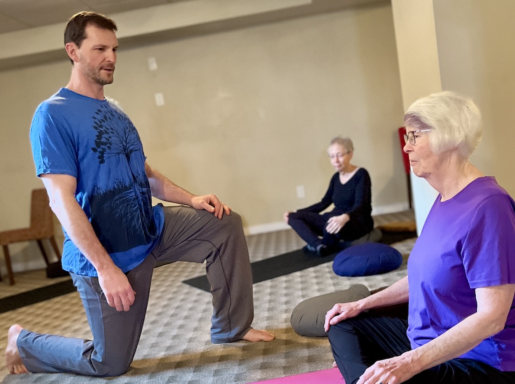 Seniors Yoga Class with YOGESH as instructor at the core