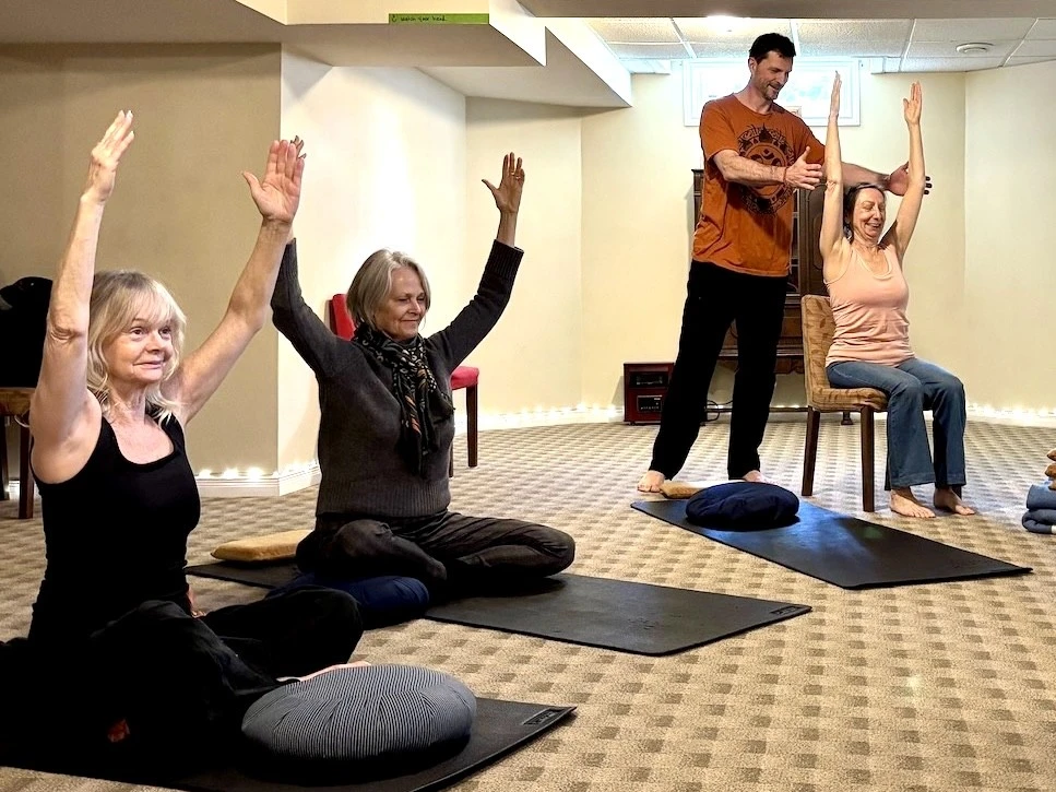 Seniors Yoga Class in London Ontario with At The Core