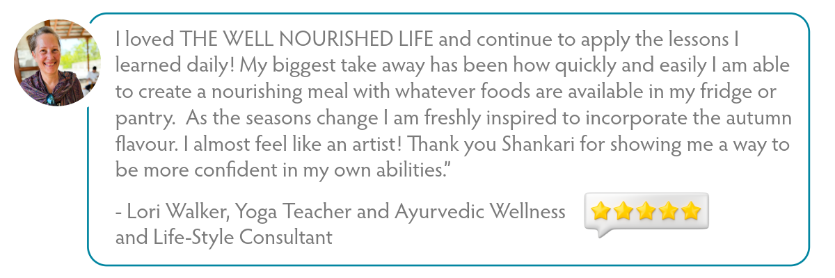 WNL Your Ayurvedic Kitchen-9-Lori WNL testimonial