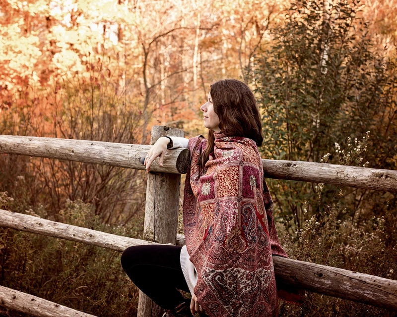 Quiet reflection and mindfulness in autumn with AT THE CORE meditation in London, Ontario